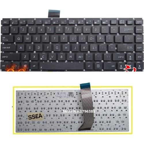 SSEA New US Keyboard For ASUS X402 X402C S400CB S400C S400 F402C S451 s451Lb S451L S451E Keyboard without frame Free Shipping