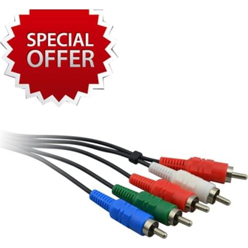 High Definition Component AV Cable for Microsoft for Xbox First Generation Audio Video RCA Cable