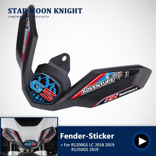 For BMW R1200GS LC ADV R1250GS Adventure Front Fender Beak Extension Cove windshield Screen Windscreen Motorcycle Stickers