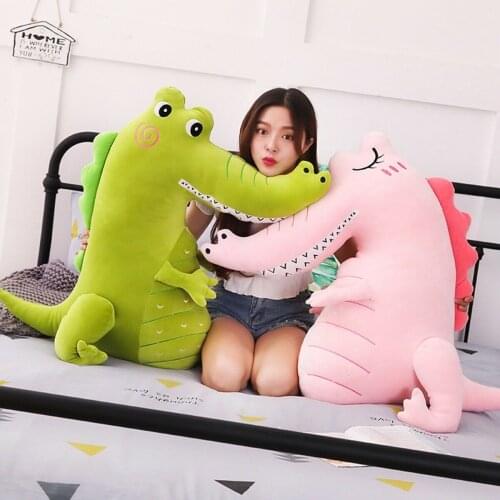 Creative Crocodile Pillow Comfortable Plush Toy Crocodile Soft Animal Toy Gift Cotton Birthday Rewards CuteToys For Children