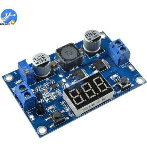DC DC-DC 3~35V to 3.5~35V LTC1871 Booster step up Step-up module Converter Regulated Power Supply+VoltMeter