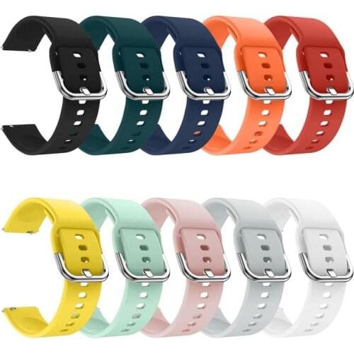 Universal 20mm 22mm Watch Strap for Samsung Galaxy Watch Active 2 Huami Amazfit GTS 2 Mini GTR 2 2e Band for Huawei GT 2 Pro