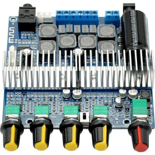 TPA3116 2.1 Subwoofer Bluetooth Amplifier Digital Audio Board 50W*2+100W Bass AUX For 2.1 Bluetooth Speaker DIY NEW