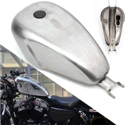 Universal Motorcycle Custom 3.3 GAL EFI XL Tank Oil Box For Harley Davidson Sportster XL1200 XL883 72 48 2004-Up
