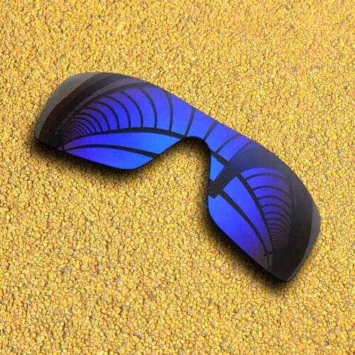 Purple Mirrored Polarized Replacement Lenses for Batwolf Sunglasses Frame 100% UVA & UVB