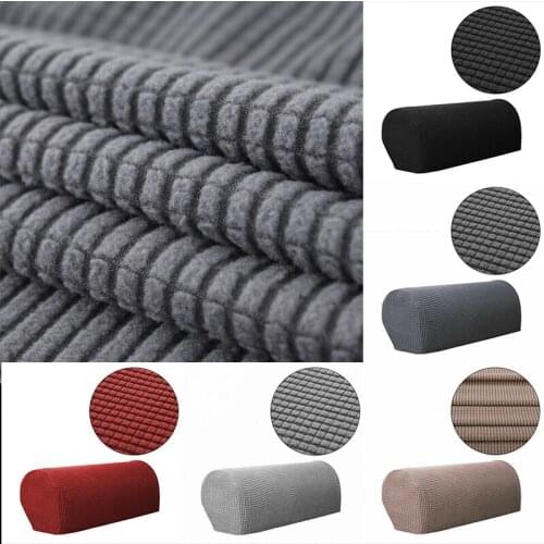 1 Pair Sofa Covers for Living Room Removable Arm Stretch Couch Armchair Covers Armrest Couch Cover Detachable Chair Protector