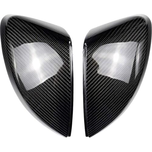 1 Pair Side Mirror Covers For Cars For-Audi A3 S3 8V Rs3 Side Wing Mirror Covers Caps (Carbon) 2017 Replace 2013 2014 2015 20