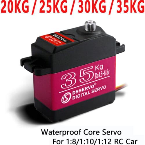 1 x Waterproof servo DS3218 Update and PRO high speed metal gear digital servo baja servo 20KG/.09S for 1/8 1/10 Scale RC Cars