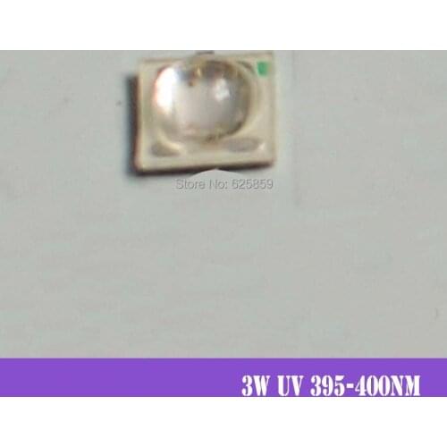 10pcs/lot UV LED 3W 3535 395-400nm led chip for DIY