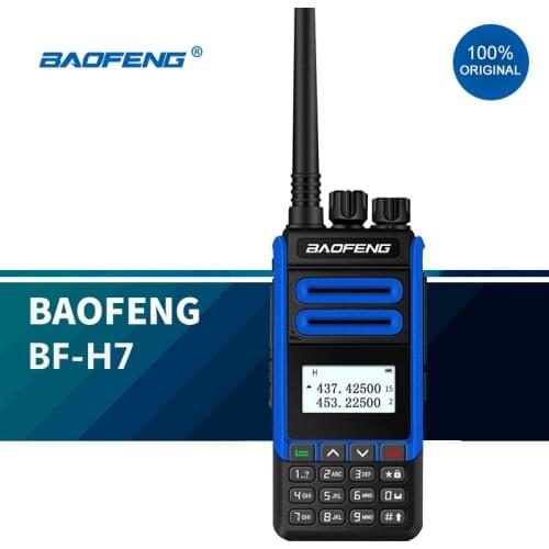 2020 Baofeng BF-H7 Walkie Talkies 10W High Power 10KM Dual Band Portable CB Ham 2 Way Radio hf BF H7 Transceiver 100% Original