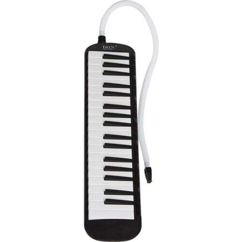 32/37 Keys Melodica Flexible Tube Pianica Mouthpiece ABS Plastic Melodica Accessories Black Musical Instrument Replacement Parts