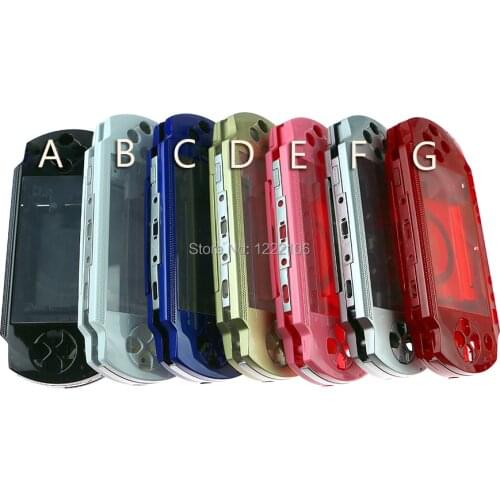 5sets Multi Color For PSP 1000 PSP1000 Full Housing Shell Cover Case Replacement Buttons Kit With Best Quality