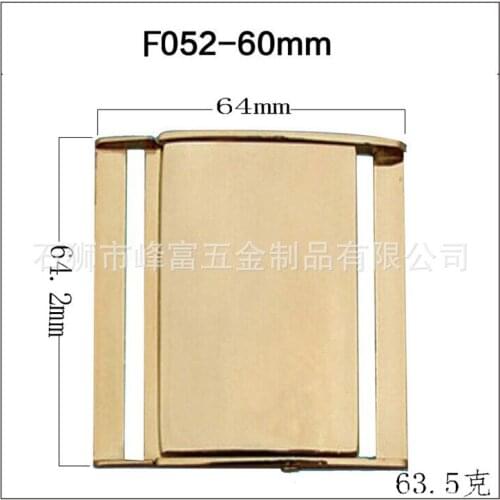 F052 50Pcs Gold Black Silver Release Metal Buckles For 60mm Webbing Straps Bags DIY Luggage Pets Clothes Buckles Accessories