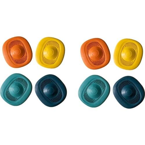 8PCS Bathroom Washbasin Drain Hair Catcher Irregular Pattern Bath Stopper Plug Sink Strainer Filter Kitchen Accessory