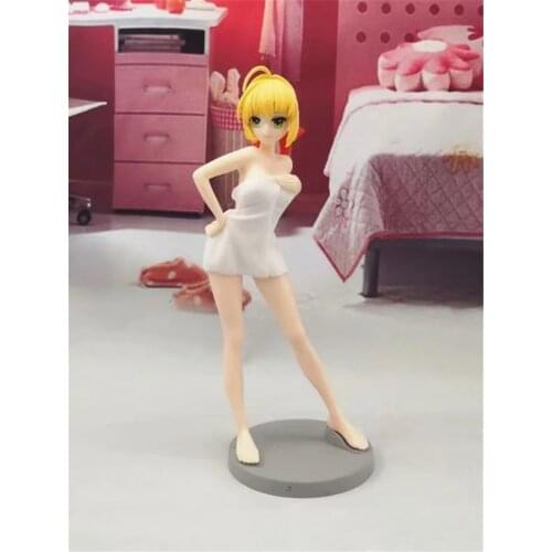Anime Fate/EXTRA Last Encore Saber Nero Claudius Yukata Ver. Sexy PVC Action Figure Collection Model Toys Doll 18cm