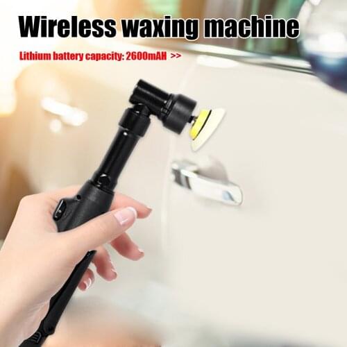 12V Mini Double-Action Car Polisher With Battery Ro/Da Scratch Removal Artifact For Polishing And Cleaning Car Parts Kit