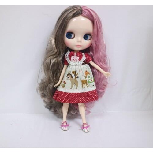 Free shipping Girl Blyth with Two color hair (T5YY)