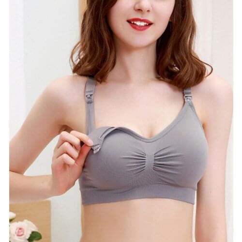 Seamless Nursing Bra Maternity Clothes For Pregnant Women Pregnancy Bra Wire Free Breastfeeding Underwear Bras