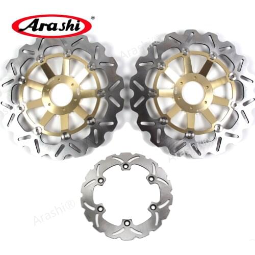 Arashi 1 Set CNC Floating Front Rear Brake Disc Brake Rotors Disk For HONDA CBR 1100 XX CBR1100XX 1997 1998 Motorcycle