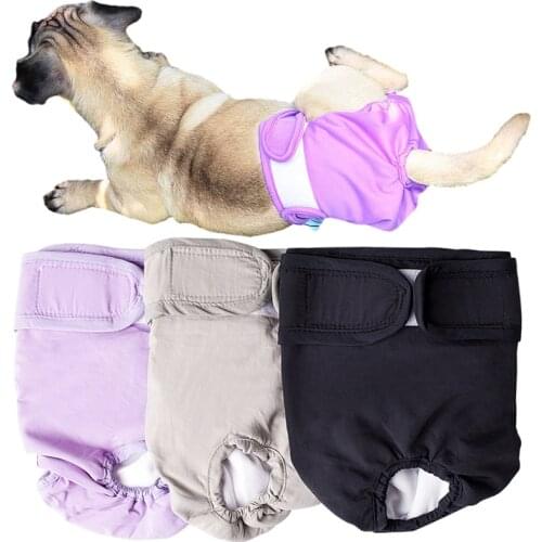 Pet Physiological Pants for Small Large Dog Puppy Washable Durable Doggie Short Diaper Soft Leak-proof Pant Pet Underwear