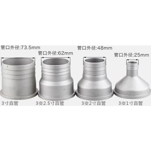 3 Inch Alu. pipe connecting water outlet flange convert to 1” 2” 2.5” Reducer for Gasoline water pump connector Coupling Wrench