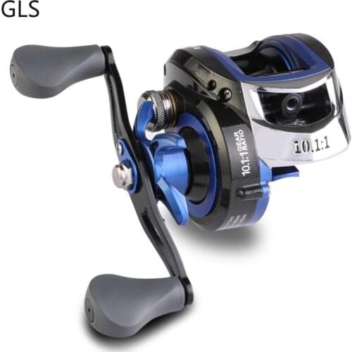 New Left Right Hand 19+1BB Magnetic Brake Baitcasting Reel 10.1:1High Quality Metal Spool Carp Fishing Reel