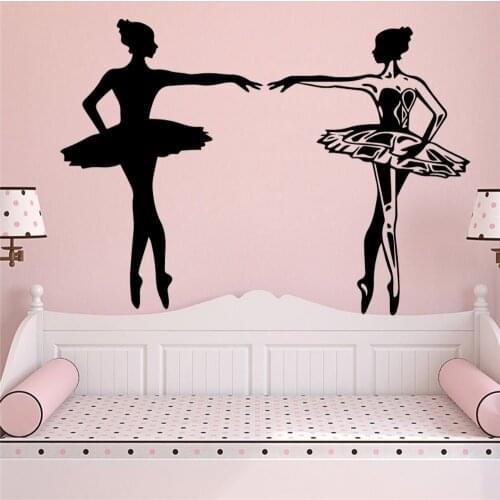 Fashion dancer Wall Stickers Home Furnishing Decorative Wall Sticker Removable Wall Sticker Background Wall Art Decal
