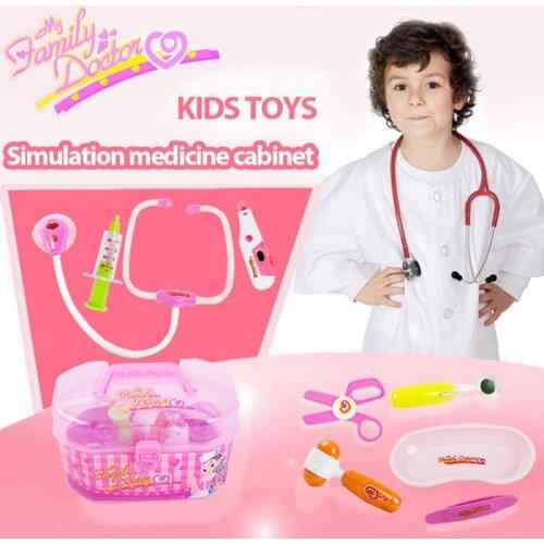 Childrens Simulation Toy Set With Light Stethoscope Early Education Box Pretend Play Educational Gifts