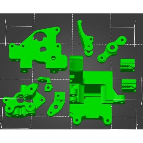 Blurolls HevORT HextrudORT Extruder SLS Printed Parts Nova HevORT HextrudORT Extruder SLS Printed Parts