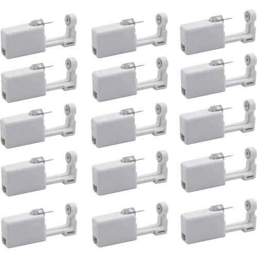 Wholesale Disposable Surgical Ear Nose Navel Body Piercing Gun Machine Tool Kit Safety Stainless Steel Sterile Ear Nose Piercer