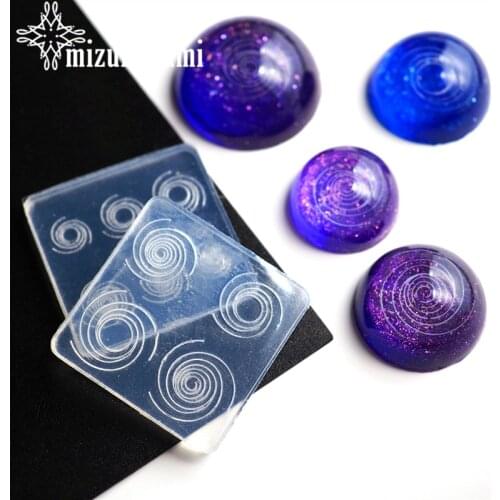 1pc Transparent Silicone Mold Resin Decorative Craft For DIY Starry Sky Spiral Mold Epoxy Resin Mold Jewelry Making Finding
