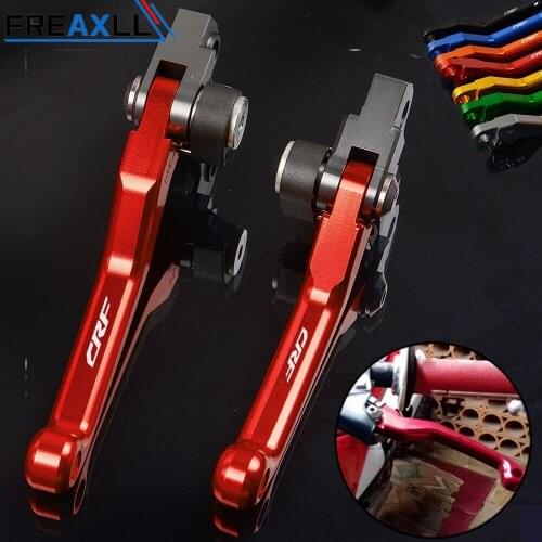 For Honda CRF125F CRF150R CRF150F CRF230F CRF250R CRF250X CRF450R CRF450X Motorcycle Pit Dirt Bike Pivot Brake Clutch Levers