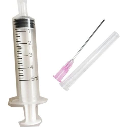 CISSPLAZA 50pcs 5ml syringe injector for refilling ink ink cartridges CISS CIS with 5cm needle
