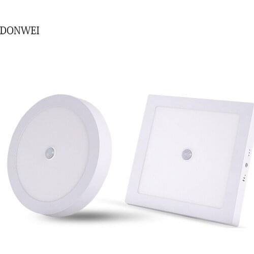 Surface Mounted LED Ceiling Lamps PIR Motion Sensor Night Light 6W/12/18W 24W Modern Ceiling Lights Living Room Balcony Corridor