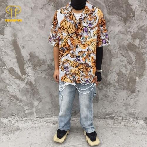 TAVARES Men Dress Shirts Stripe Social Office Business Collared Shirt Long Sleeve White Black Oversize Casual Shirt