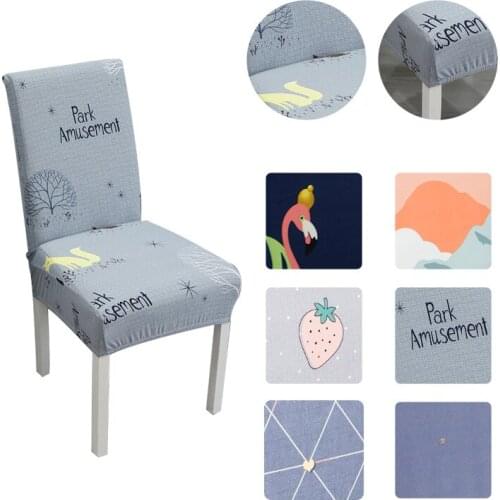 Fabric Chair Covers for Dining Room Chairs Covers Spandex Elastic Chair Cover for Chair for Kitchen Cover for Sofa and Armchairs