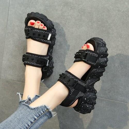 Shoes Women Slippers Soled Sandals Women 2021 Summer New Red Women Sandales Femmes