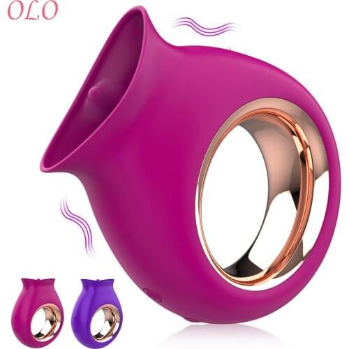 Tongue Licking Vibrator Soft Female Masturbator Sex Toys for Women G spot Clitoral Stimulator Rechargeable Nipple Stimulation