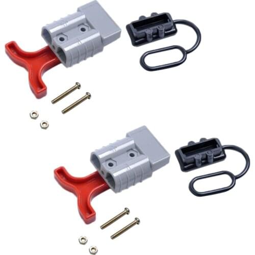 High Quality Truck Power Connector with T Handle Dustproof Cover Gray