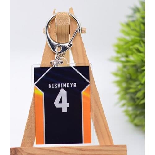 WL0950 Haikyuu!! Keychain Acrylic Cartoon Keyring Accessories