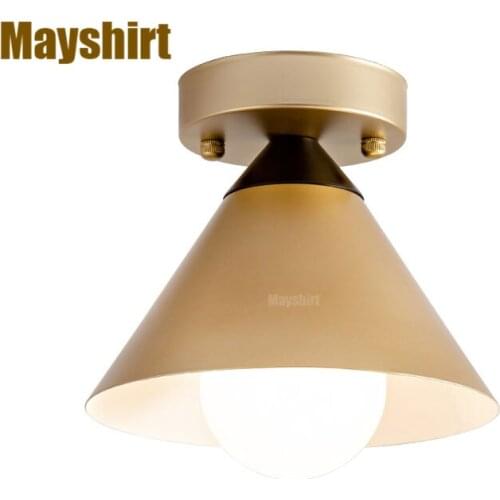Gold Led Ceiling Light Modern Kitchen Ceiling Lighting Living Room Lights Bedroom Nordic Hanging Lamp Loft Industrial Home Decor