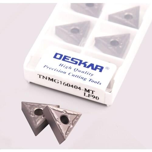 10pcs TNMG160404-MT LF90 TNMG160408-MT LF90 Carbide CNC lathe turning insert High quality cermet cutting blade for steel cutting