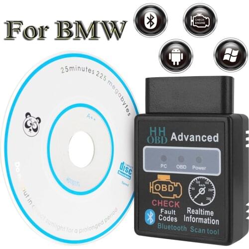 V2.1 OBD2 Car Scanner For BMW E81 E46 F30 F36 E61 F10 G30 F12 F01 E84 G01 F26 E70 E71 ELM327 Bluetooth Android Diagnostic Tools