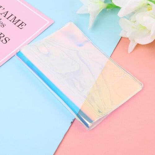 Travel Holographic Passport Holder ID Card Case Cover Credit Organizer Protector W8EE