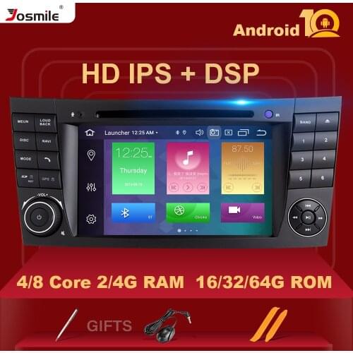DSP 4G 64G 2 din Android 10 Car DVD Multimedia For Mercedes Benz E-class W211 E200 E220 E300 E350 E240 E270 CLS CLASS W219 Radio
