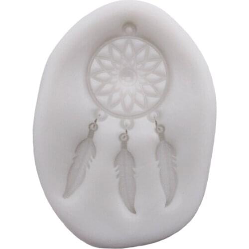 Feather Shape Silicone Sugarcraft Mold Fondant Cake Decorating Tools Baking Mold