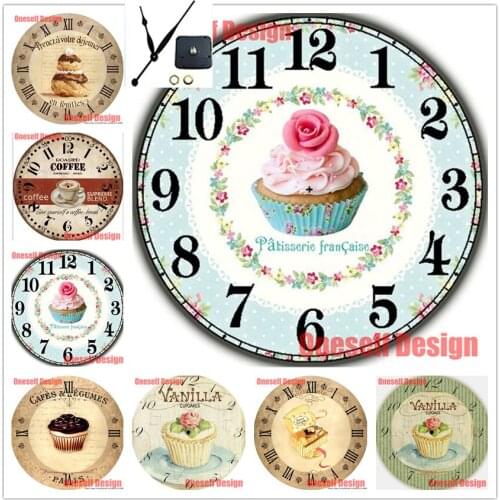 2020 top popular diy diamond art kit sweet 5d diamond embroidery with clock 5d diamond mosaic sale decoration home wall sticker