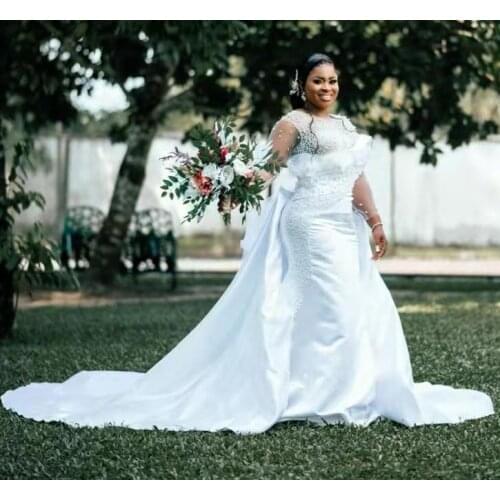 LEOMUMU Satin Wedding Dresses