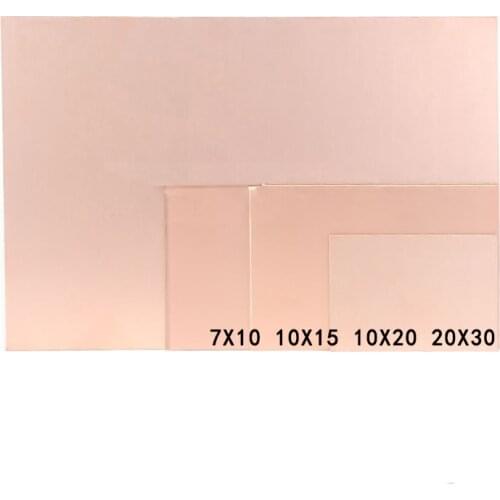 PCB board 4pcs/lot 7.5x10 10x15 15x20 20x30 Double-sided fiberglass Copper Clad 1.5mm thickness Circuit Board