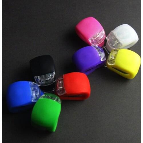 Summer Hot LED Bicycle Warning Flashlight Bike Silicone Frog Light Front Rear Firm Safety Lamp 3Models Outdoor Cycling Equipment